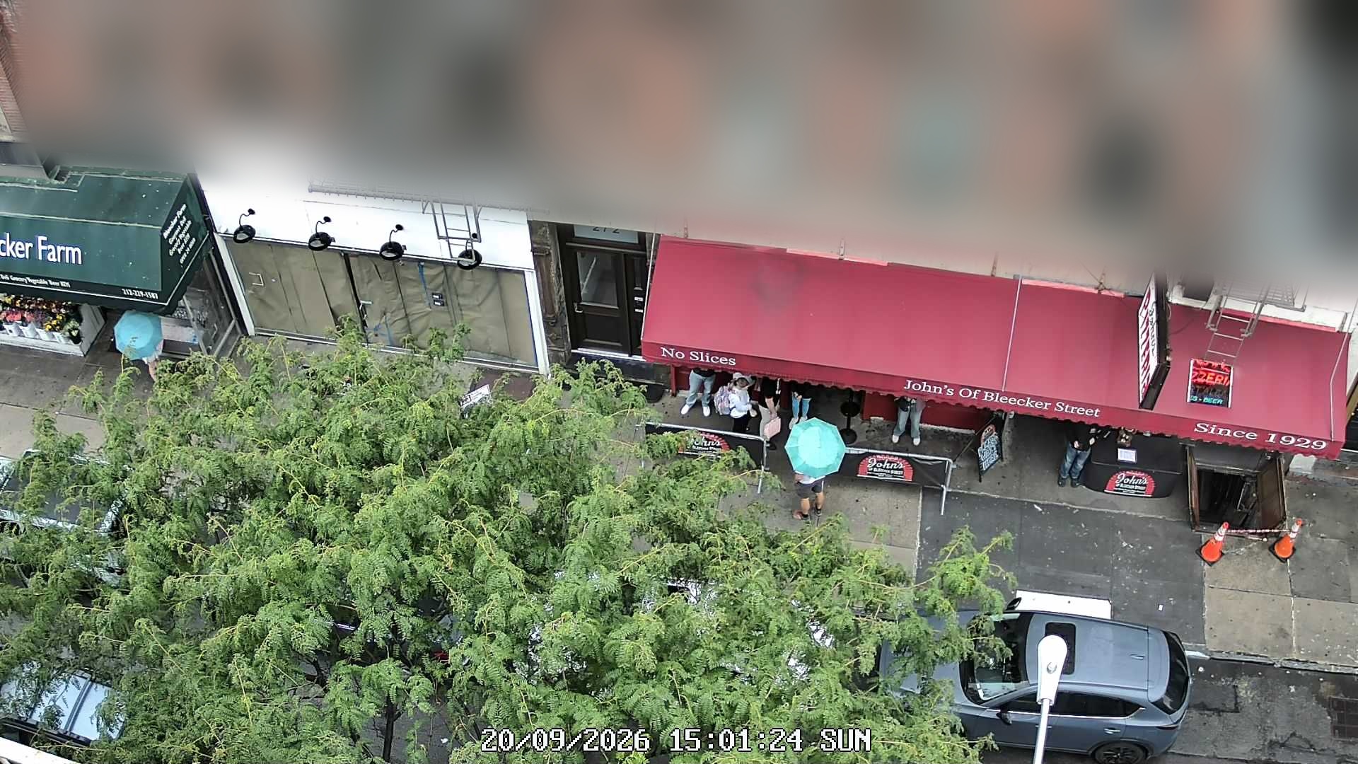 John's of Bleecker Street live line camera