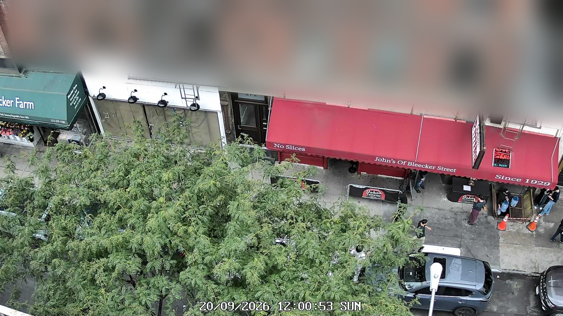 John's of Bleecker Street live line camera