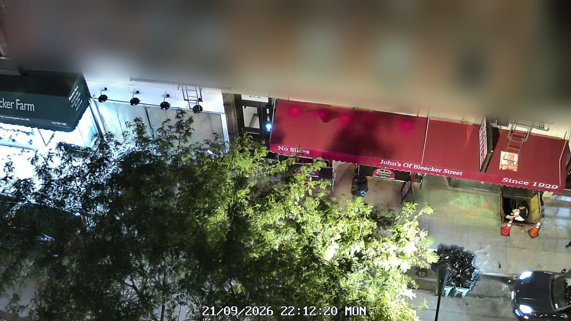 John's of Bleecker Street live line camera
