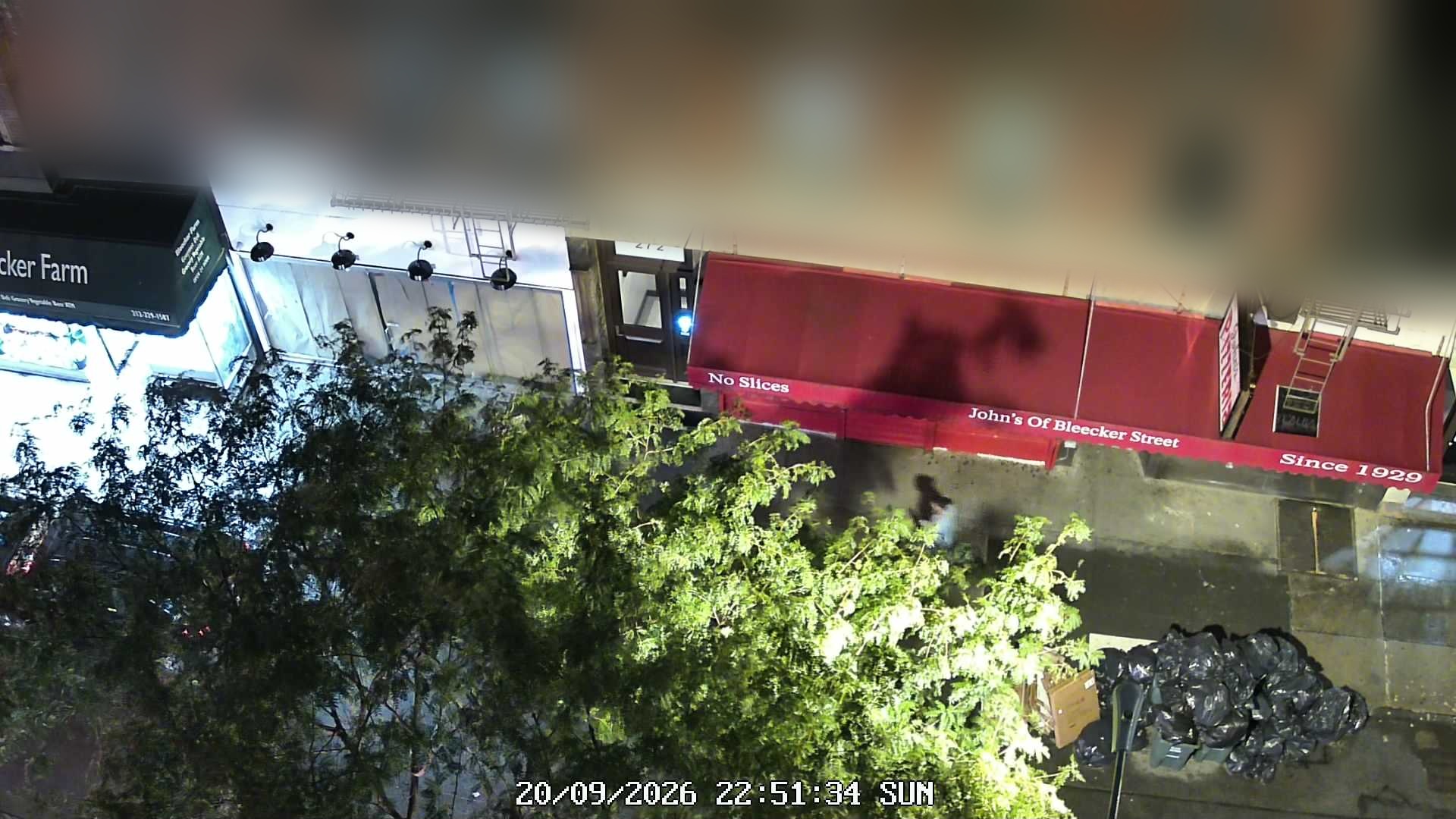 John's of Bleecker Street live line camera