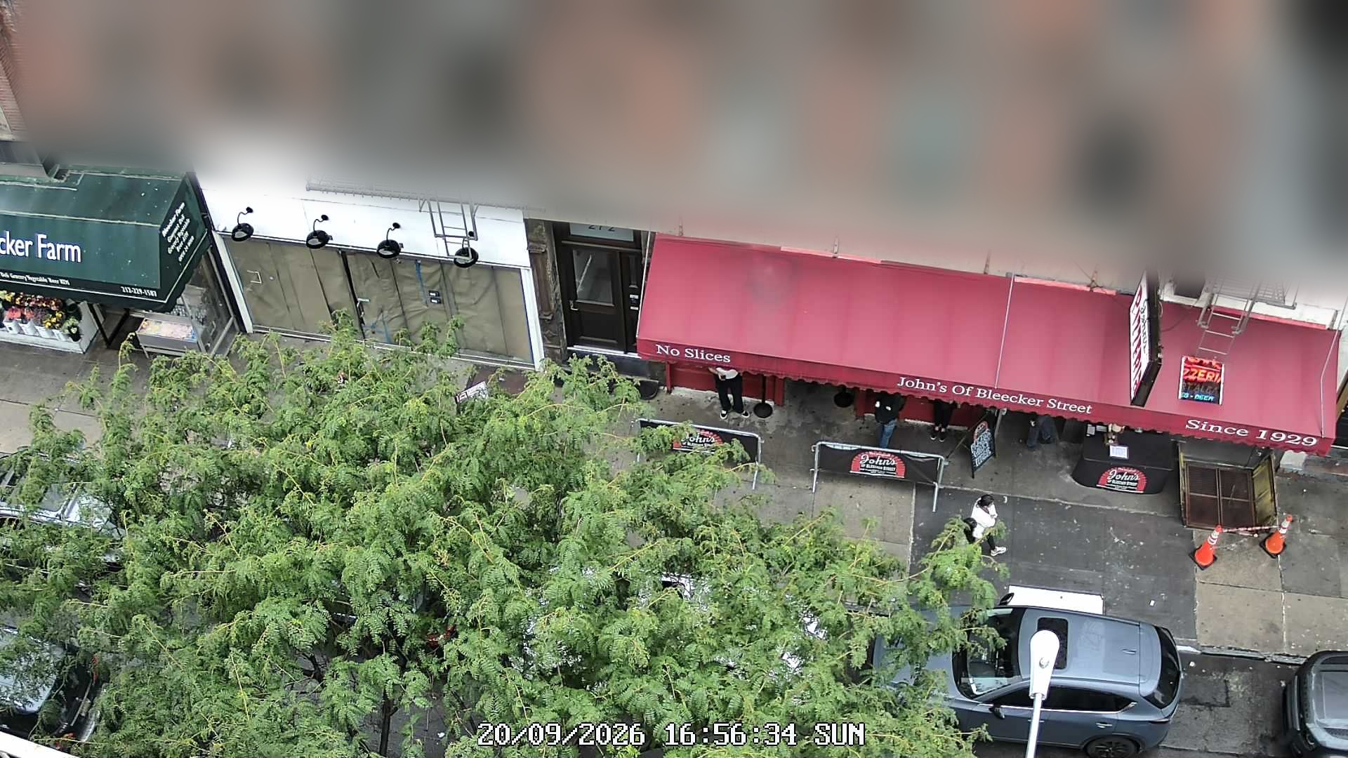 John's of Bleecker Street live line camera