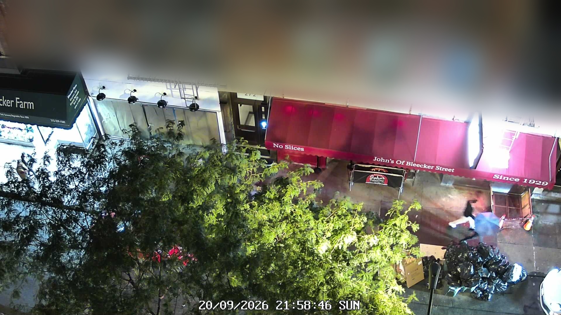 John's of Bleecker Street live line camera