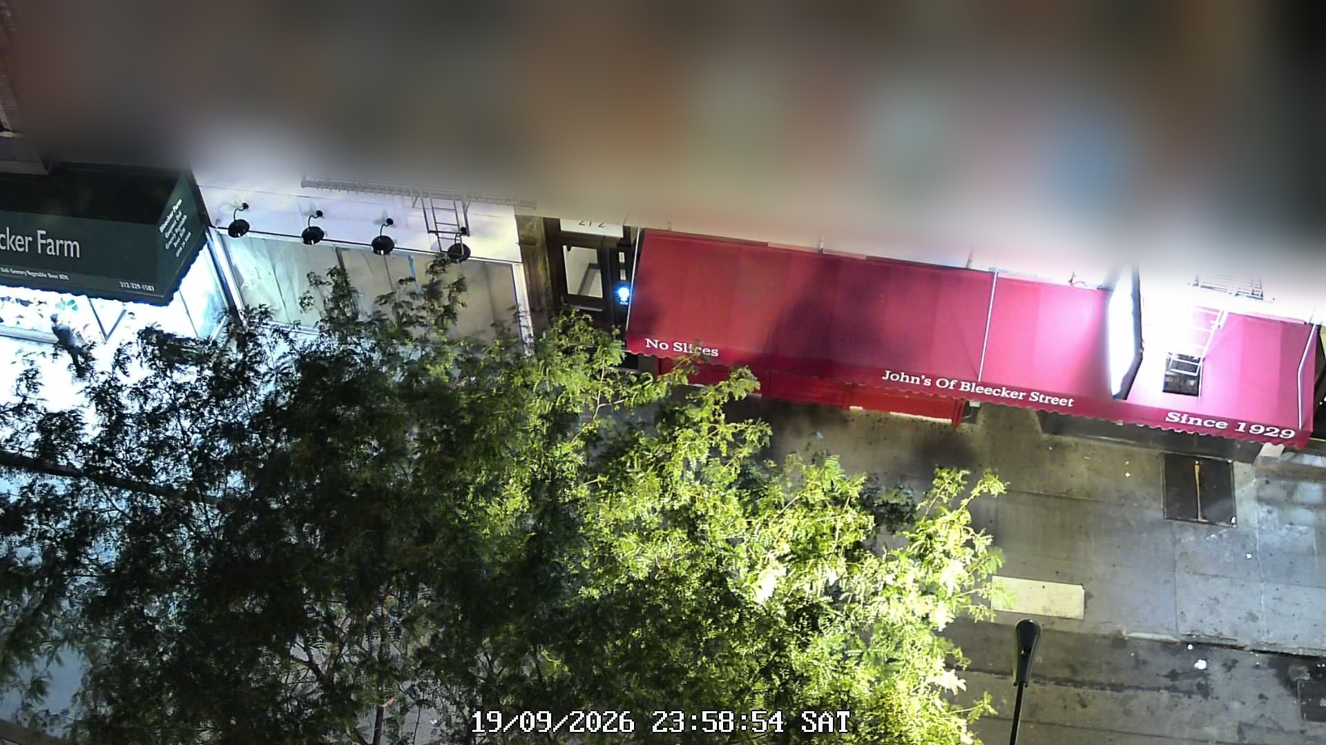John's of Bleecker Street live line camera