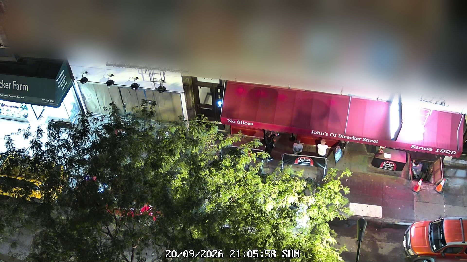 John's of Bleecker Street live line camera