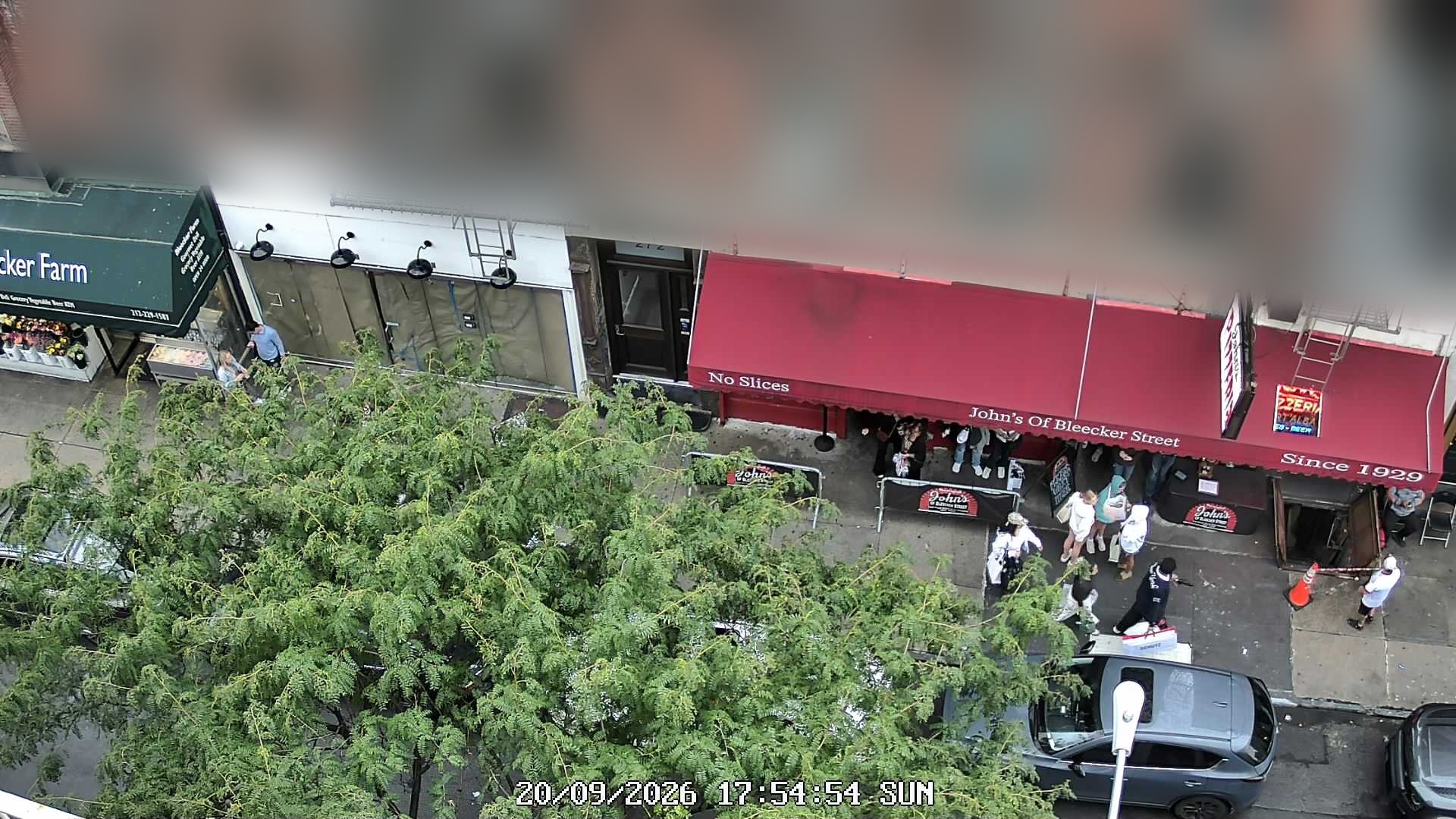 John's of Bleecker Street live line camera