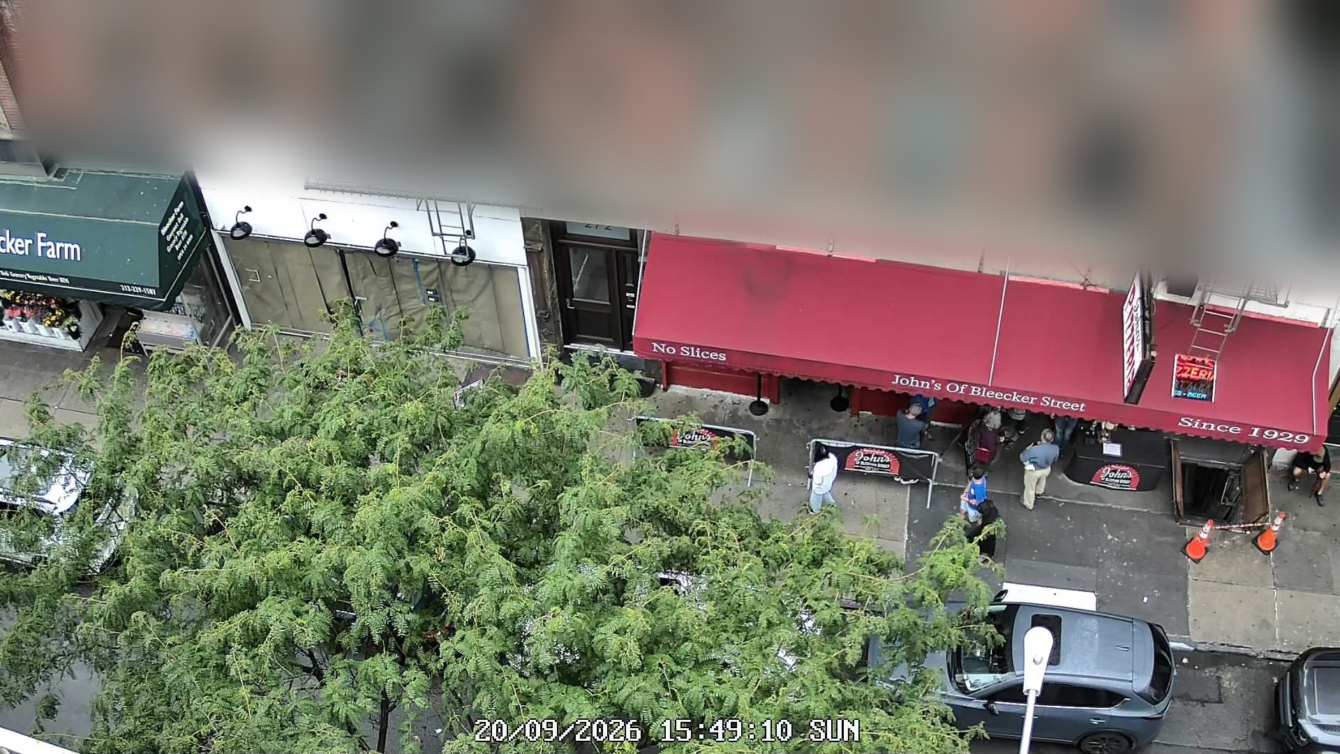 John's of Bleecker Street live line camera