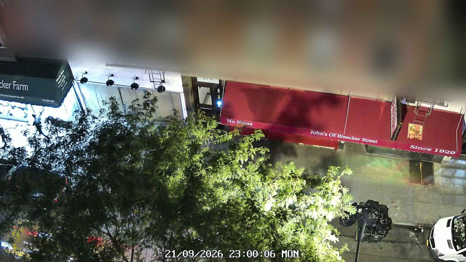 John's of Bleecker Street live line camera