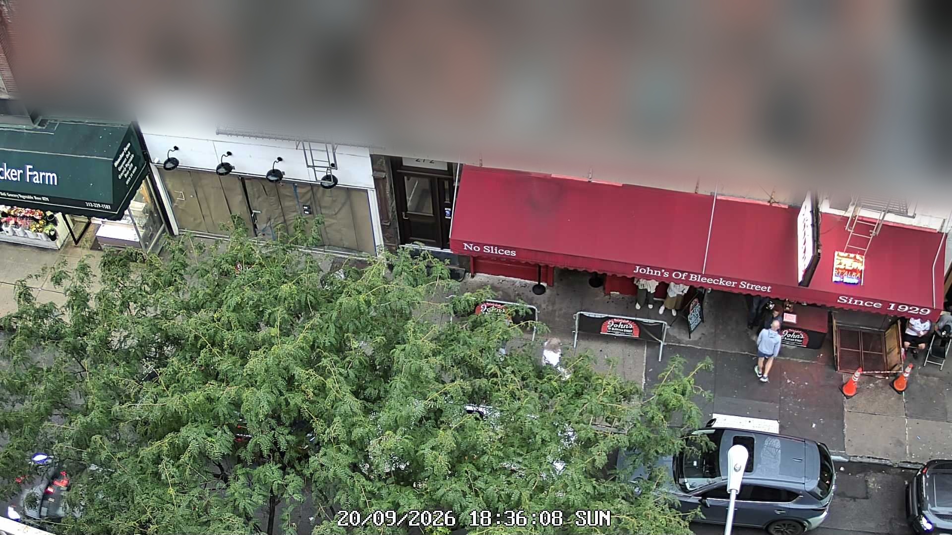 John's of Bleecker Street live line camera
