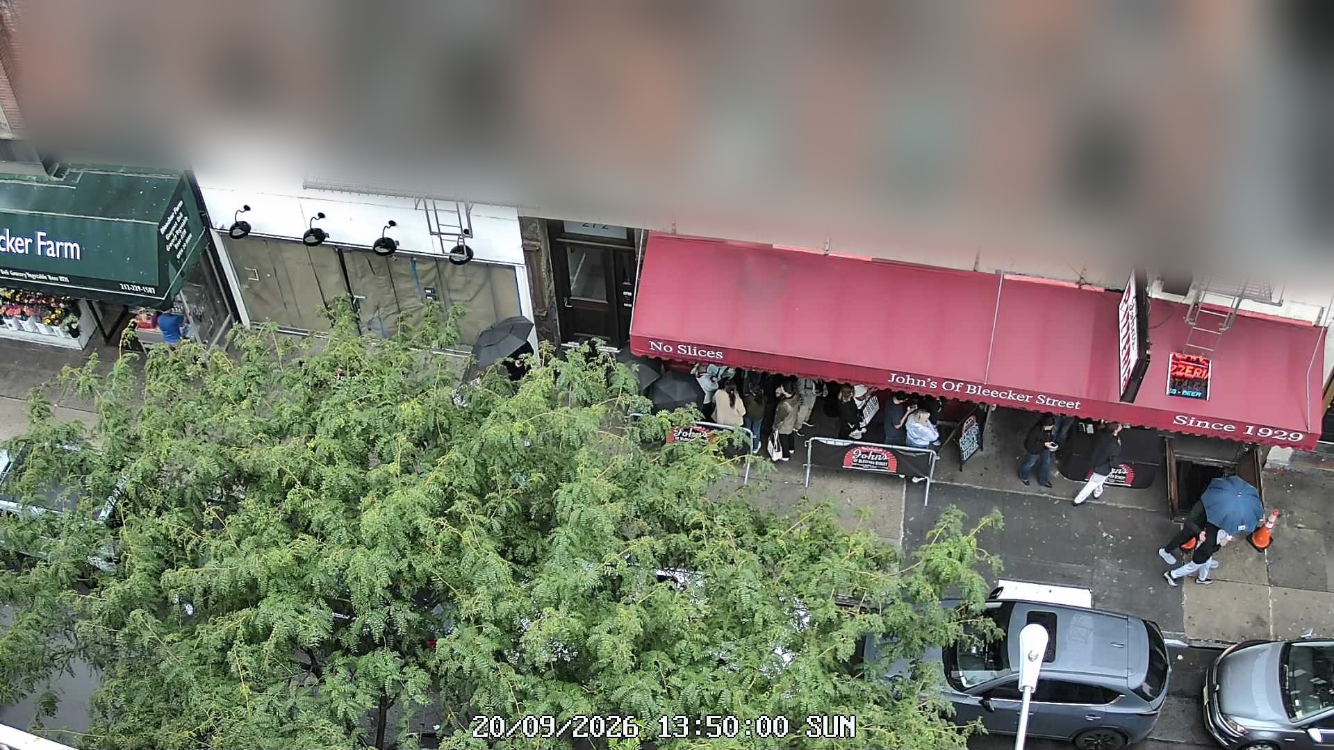 John's of Bleecker Street live line camera