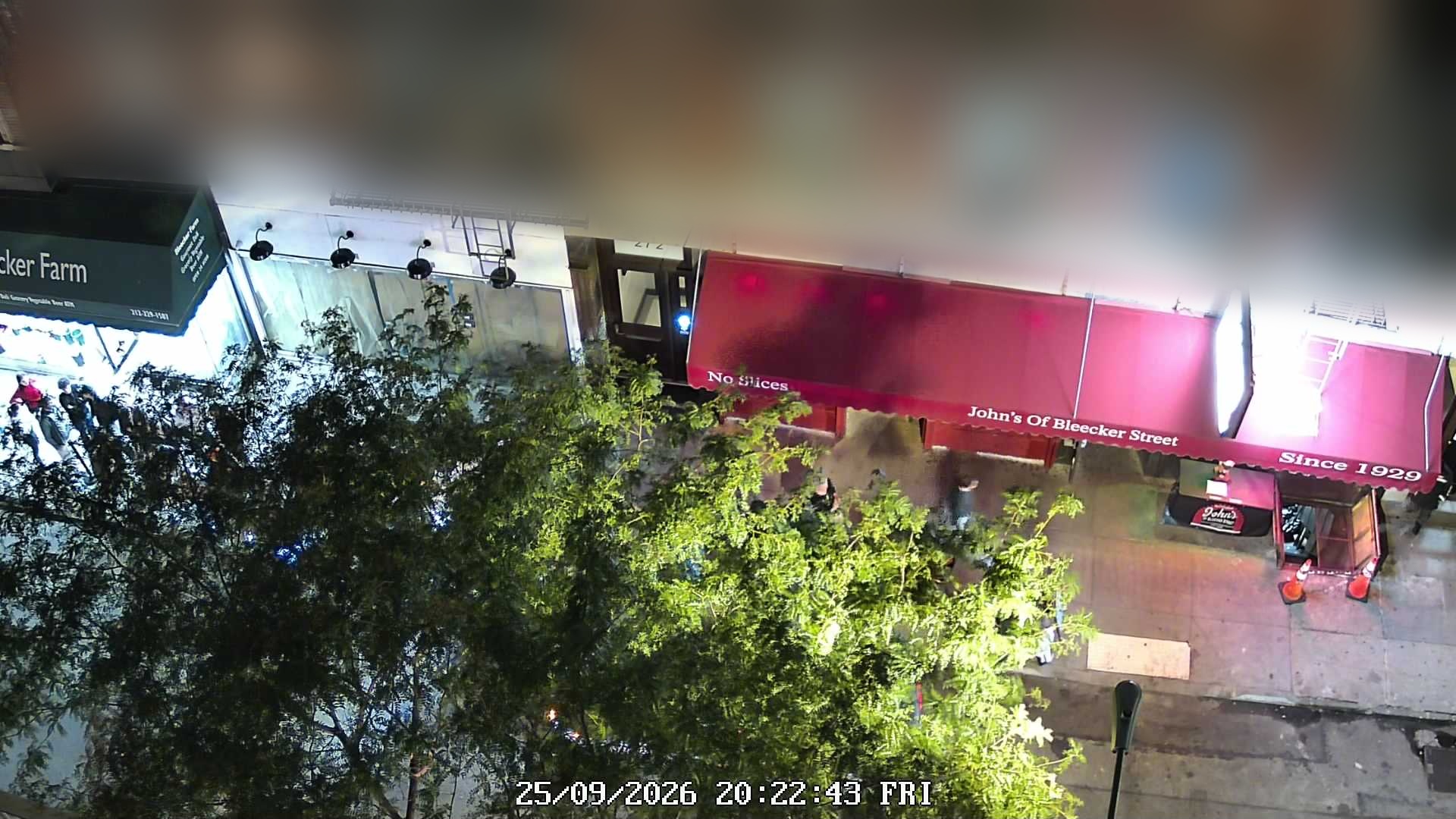 John's of Bleecker Street wait time — live line camera