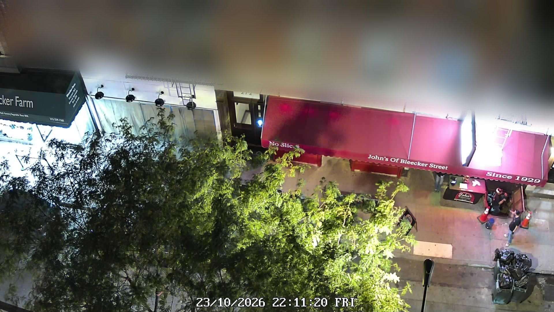 John's of Bleecker Street live line camera