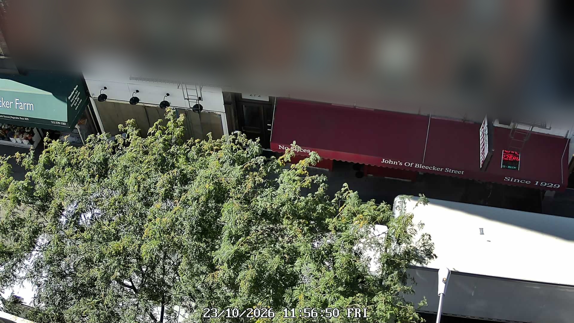 John's of Bleecker Street live line camera