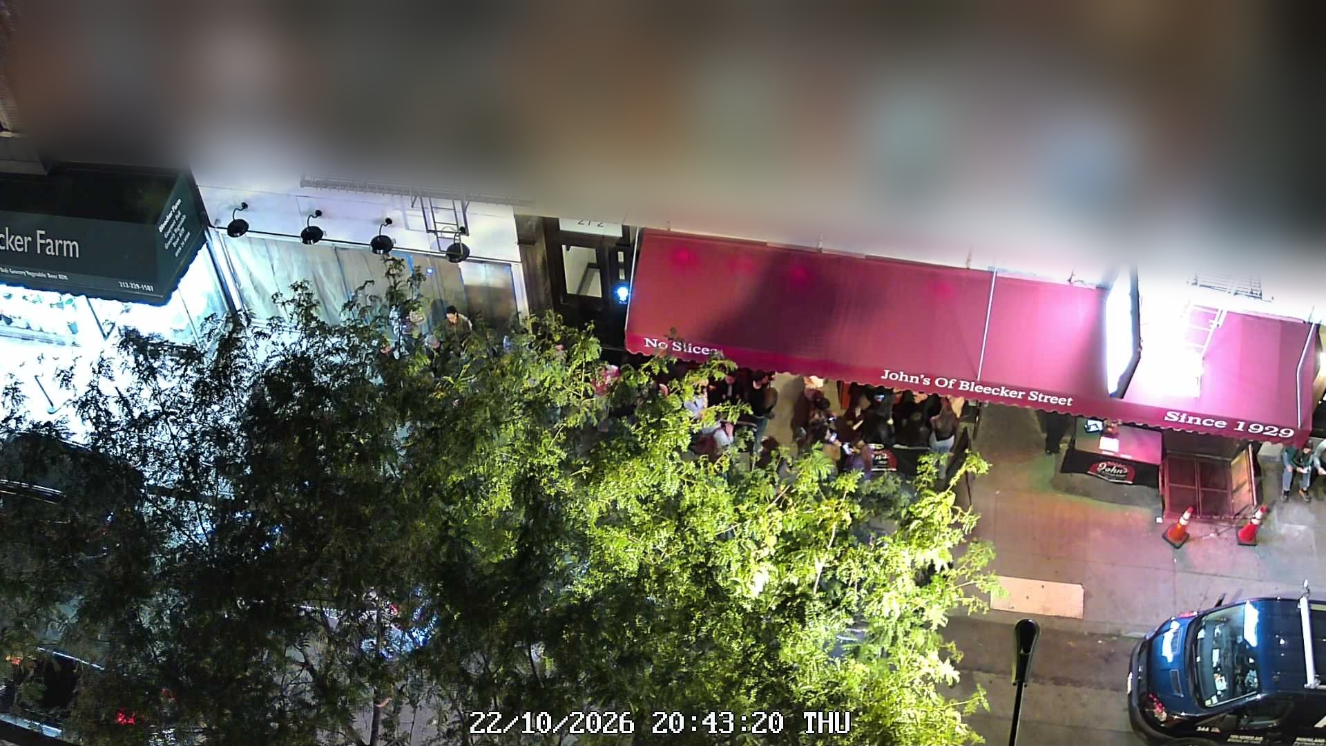 John's of Bleecker Street live line camera