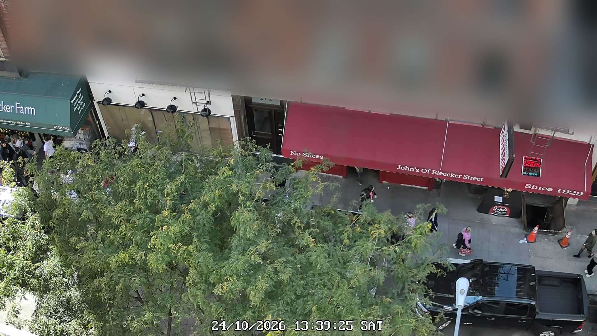 John's of Bleecker Street live line camera