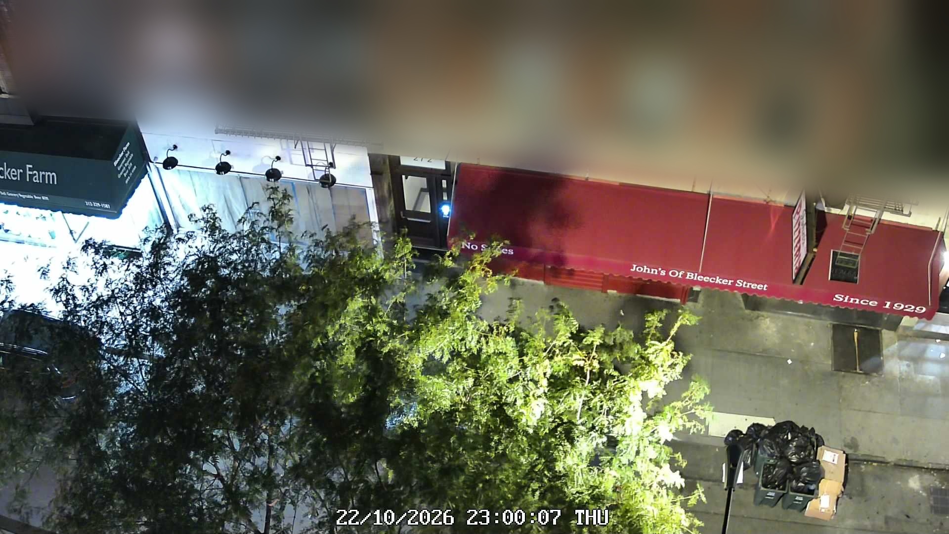 John's of Bleecker Street live line camera
