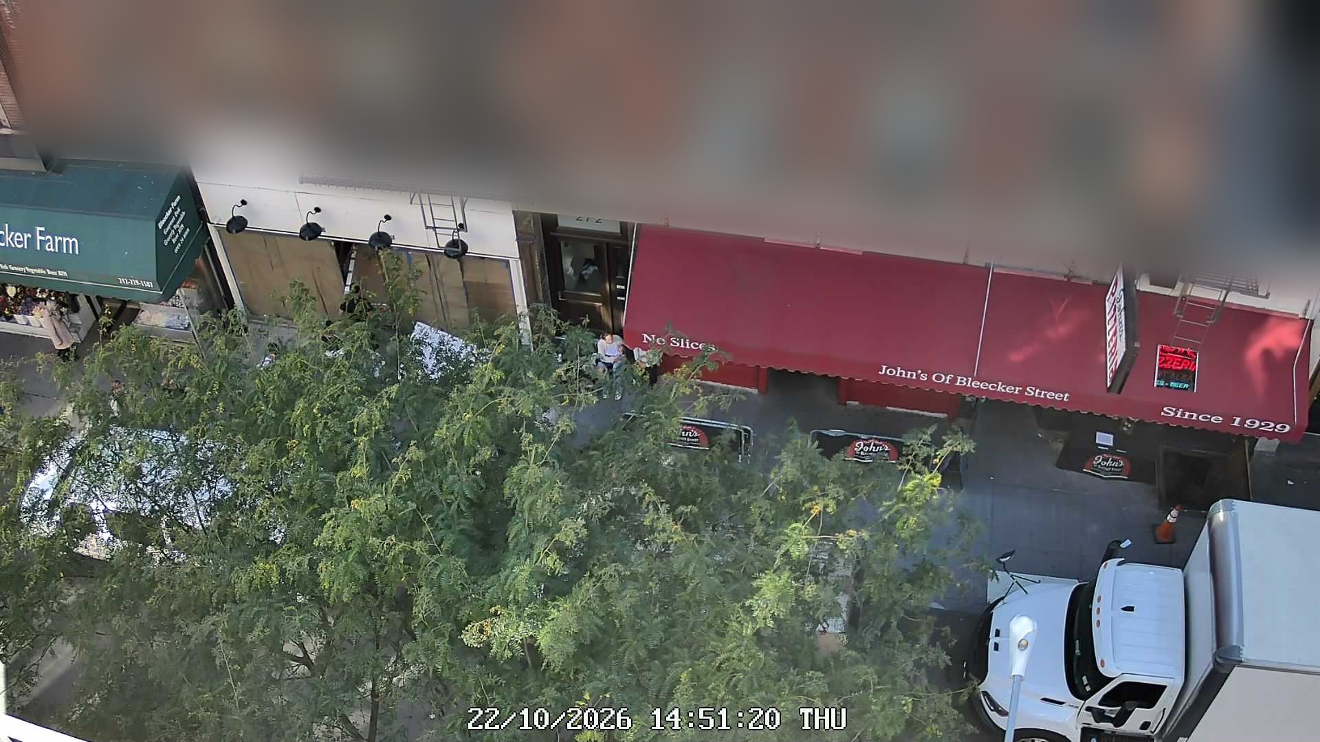 John's of Bleecker Street live line camera