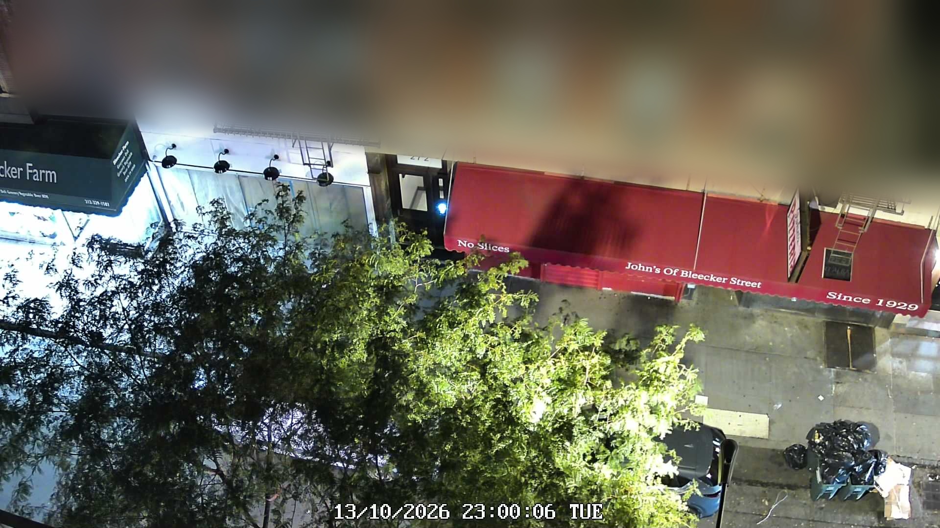 John's of Bleecker Street live line camera