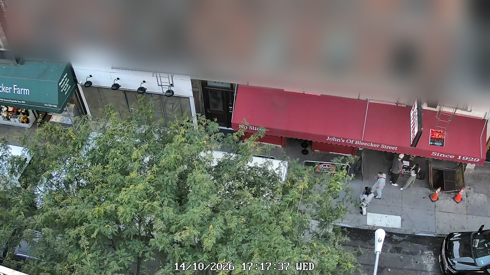 John's of Bleecker Street live line camera