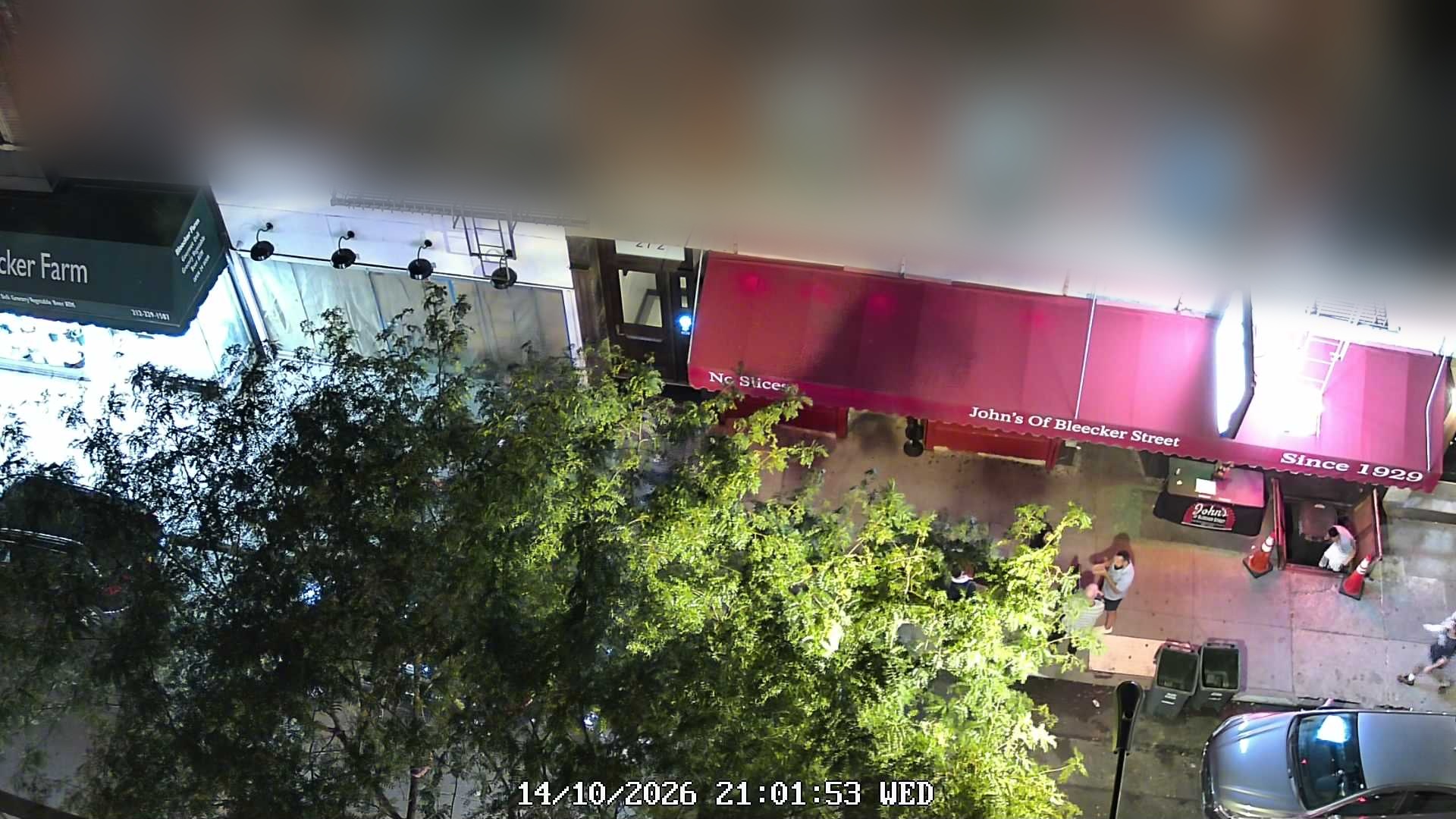John's of Bleecker Street live line camera