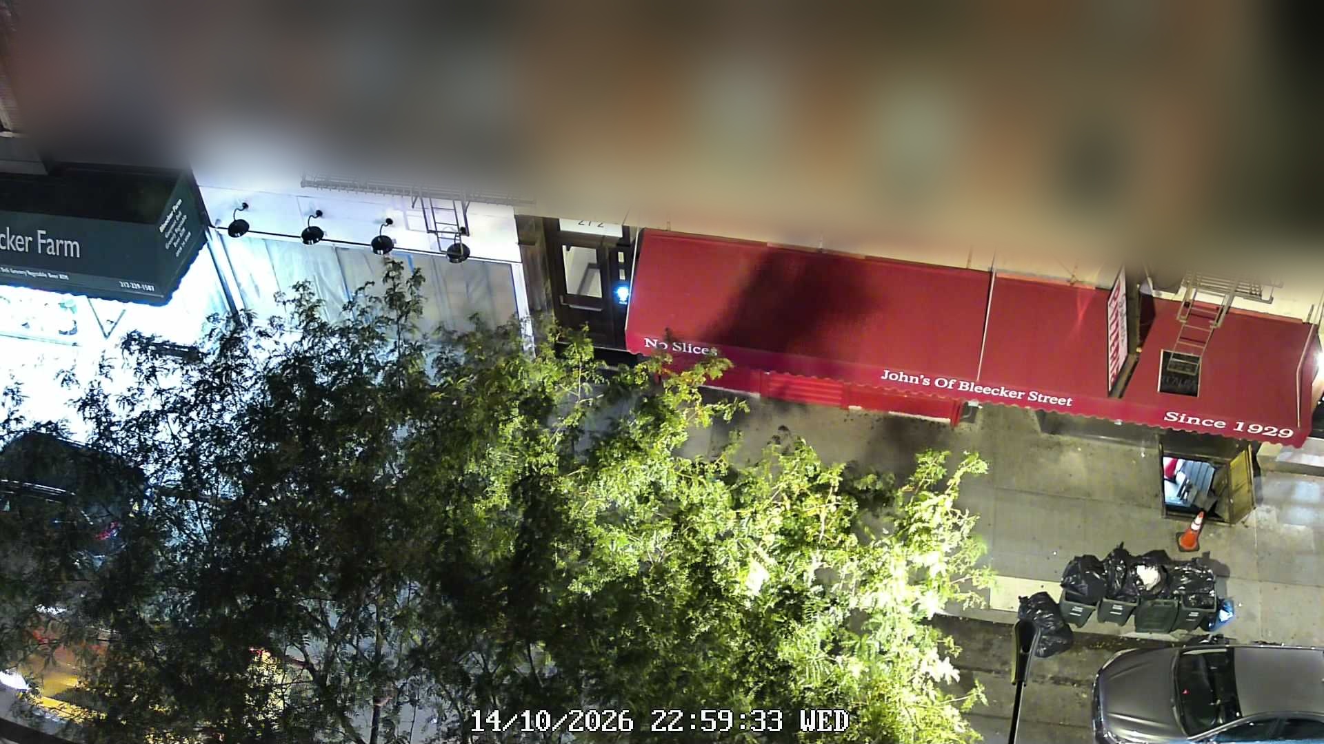 John's of Bleecker Street live line camera